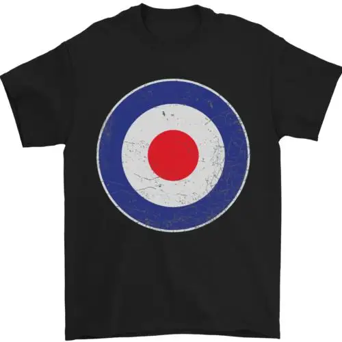 MOD Logo Scooter Biker RAF Royal Air Force Mens T-Shirt 100% Cotton