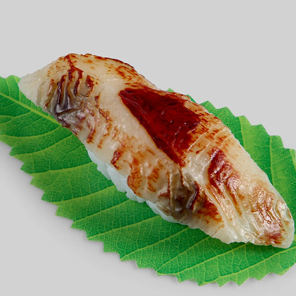 

200pcs Simulation Leaf Artificial Plants Decoration Fake Leaf Ornament For Sushi Food Decorative Leaves
