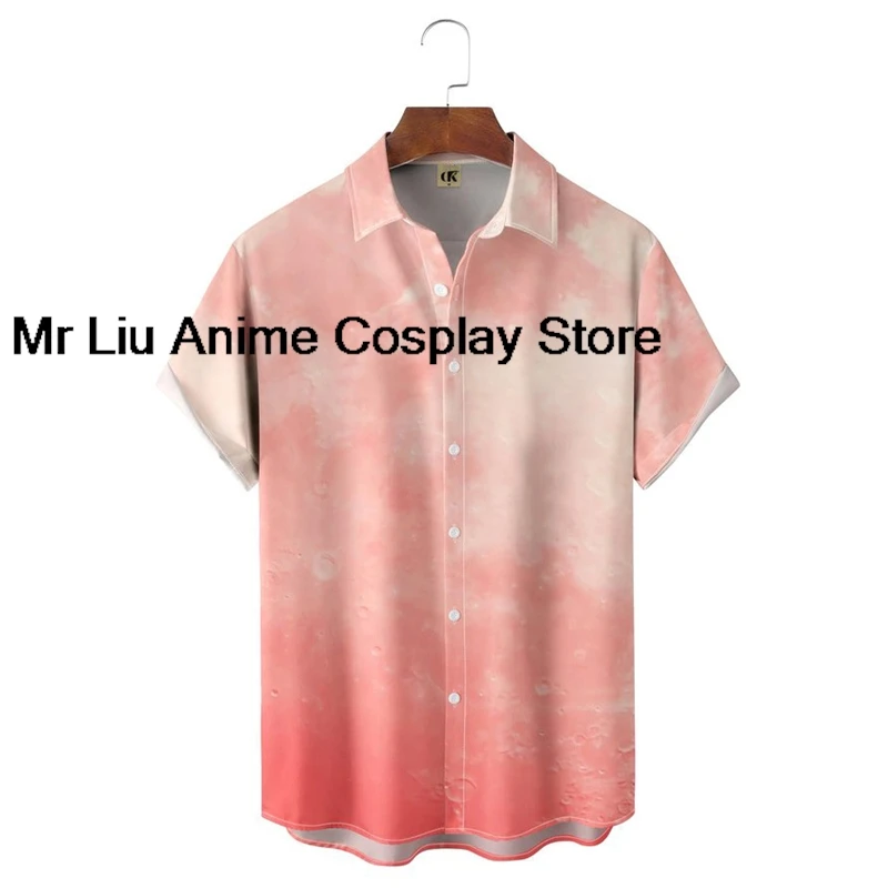 Roupas Masculinas de Designer, Camisas Impressas em 3D, Oversized, Verão, Viagem, Praia, Estilo Havaiano, Harajuku, Camisa Colorida Masculina
