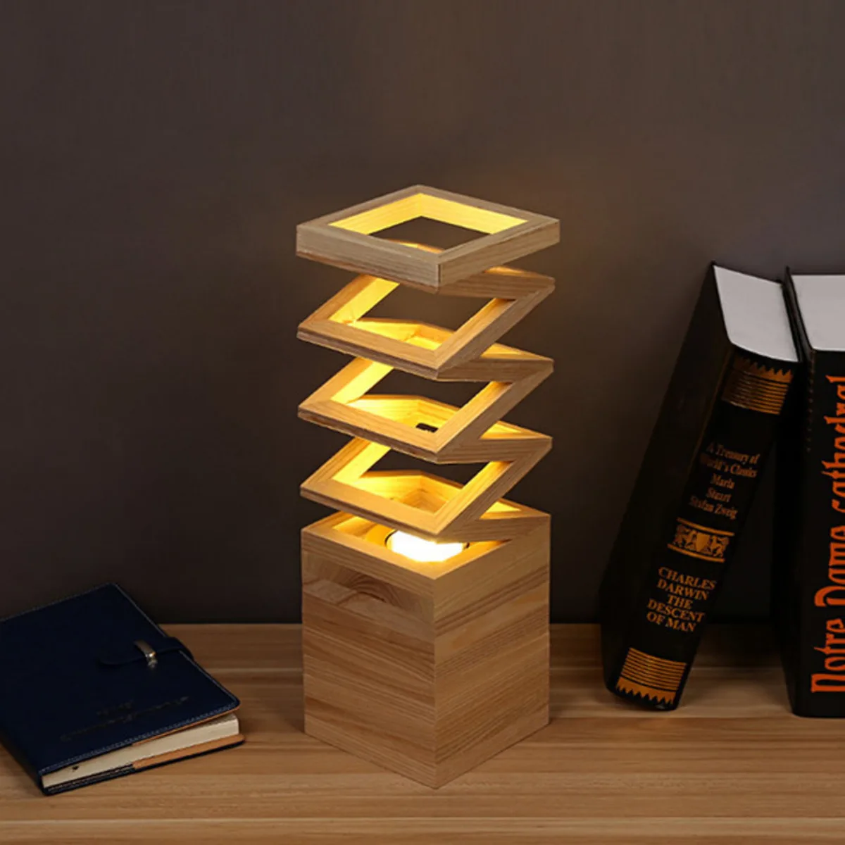 

Modern Nordic Lamps Retro E27 Desk Light Wood Lamp Restaurant Bar Coffee Dining Room LED Table Lamp Home Fixture Wooden Lighting