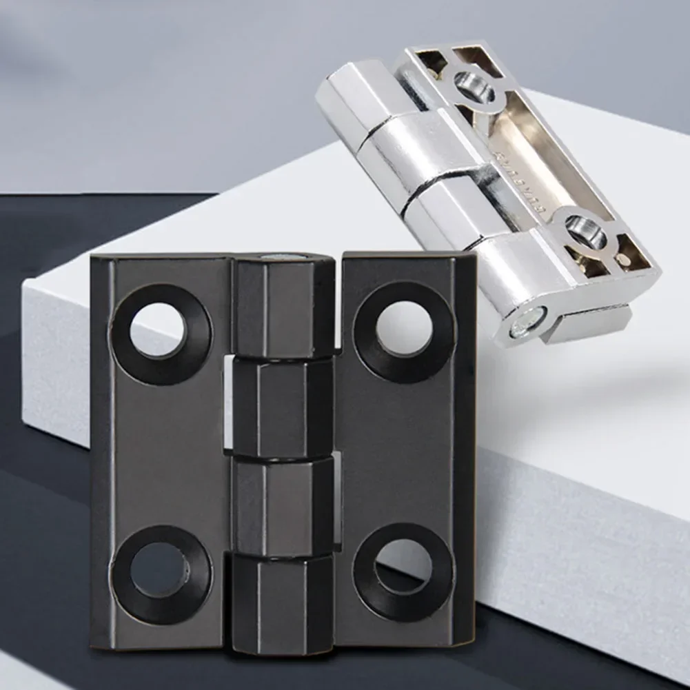 1/2pcs 40/50/60mm Butt Hinges Metal Black Door Hinges Cabinet Aluminium Box Backflap Shed Door Hardware Accessories