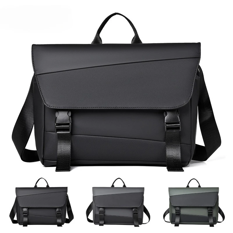 Europe and the United States new messenger bag men's shoulder leisure commuter cycling messenger bag sports flat bag