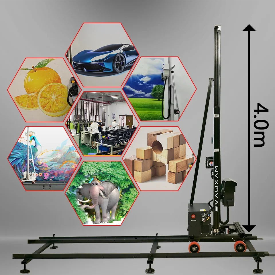 Ścienne i podłogowe UV 3D drukarka do dekoracji ściennych drukarka wielkoformatowa pionowa ściana drukarka do dekoracji ściennych валики для декора