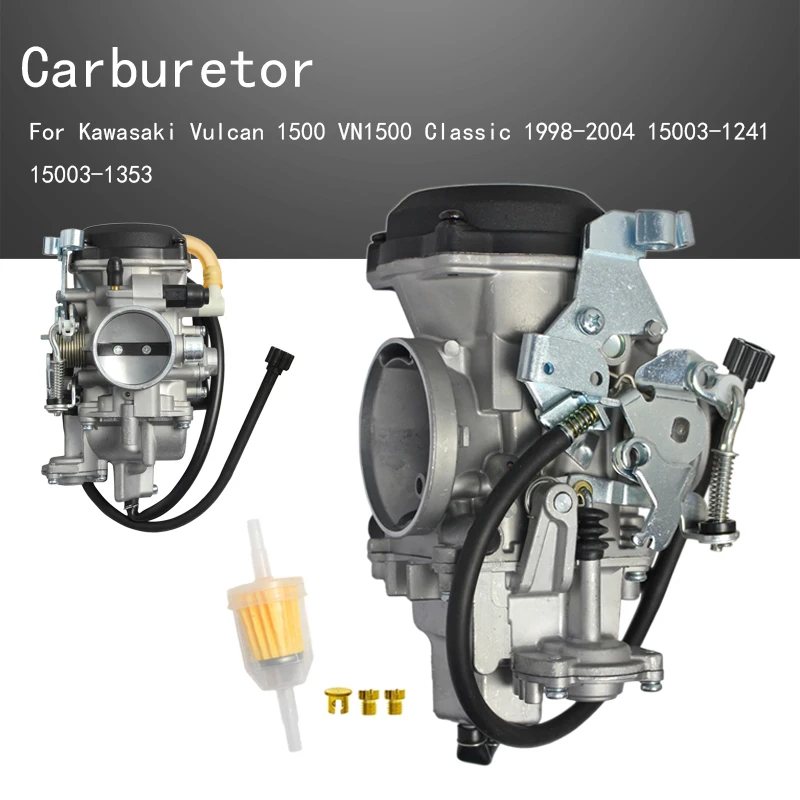 

Carburetor For Kawasaki Vulcan 1500 VN1500 Classic 1998-2004 15003-1241 15003-1353