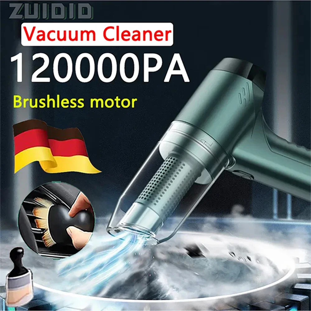 120000Pa Wireless Portable Vacuum Cleaner Powerful Home Car Dual Use Mini Vacuum Cleaning Machine New Car Electrical Appliances