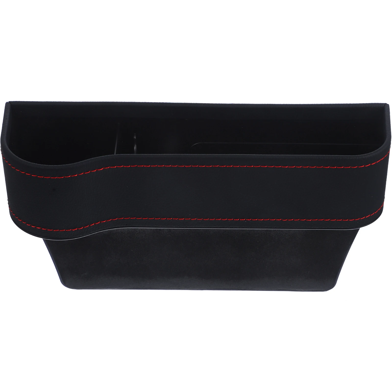 

Car Seat Filler Organizer Durable Storage Bin For Phones Sunglasses Pens Compatible With Most Automotive Black Thick