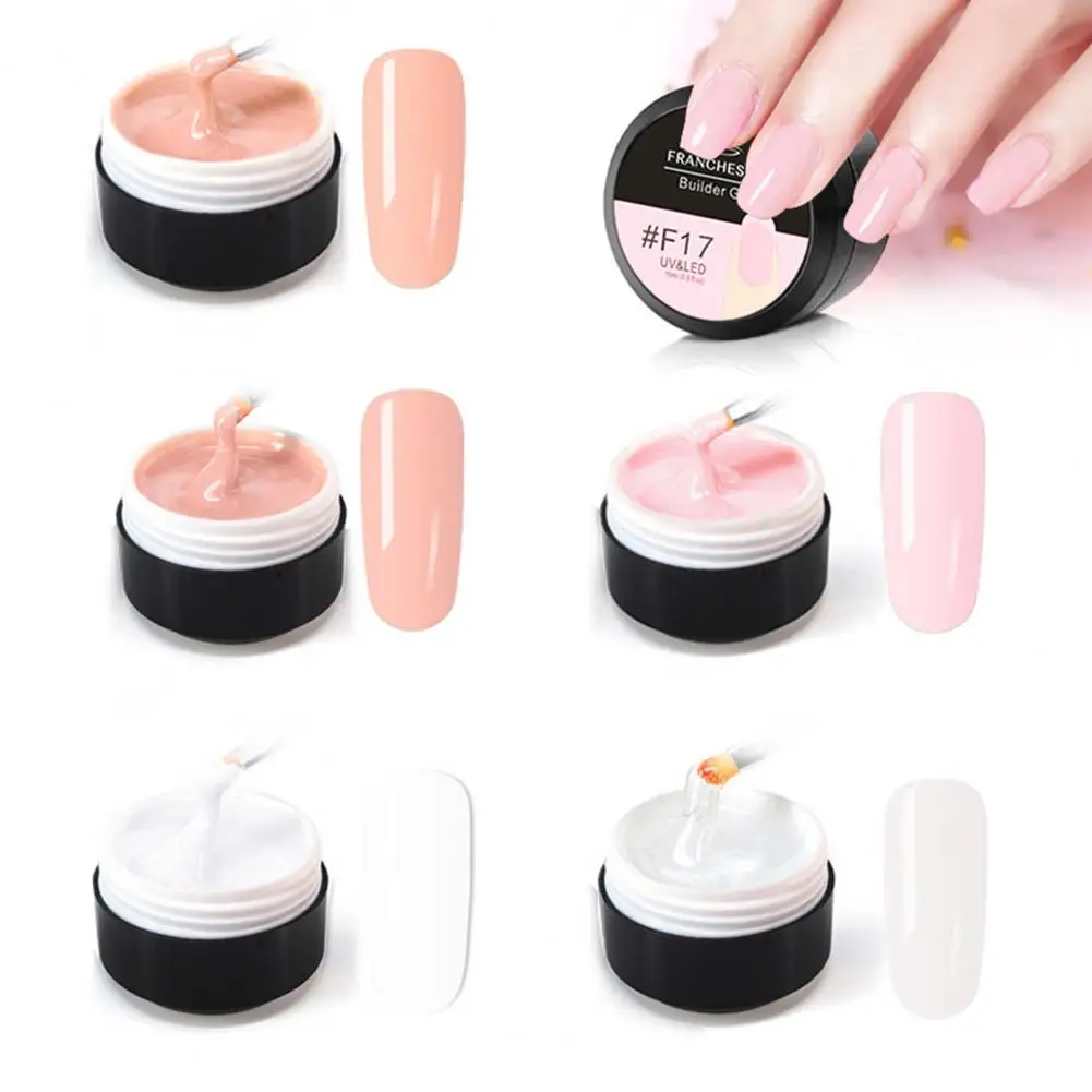 15ml Fashion Nail Form Gel Eco-friendly Not Irritating Art Tool Nail Strengthen Clear Gel