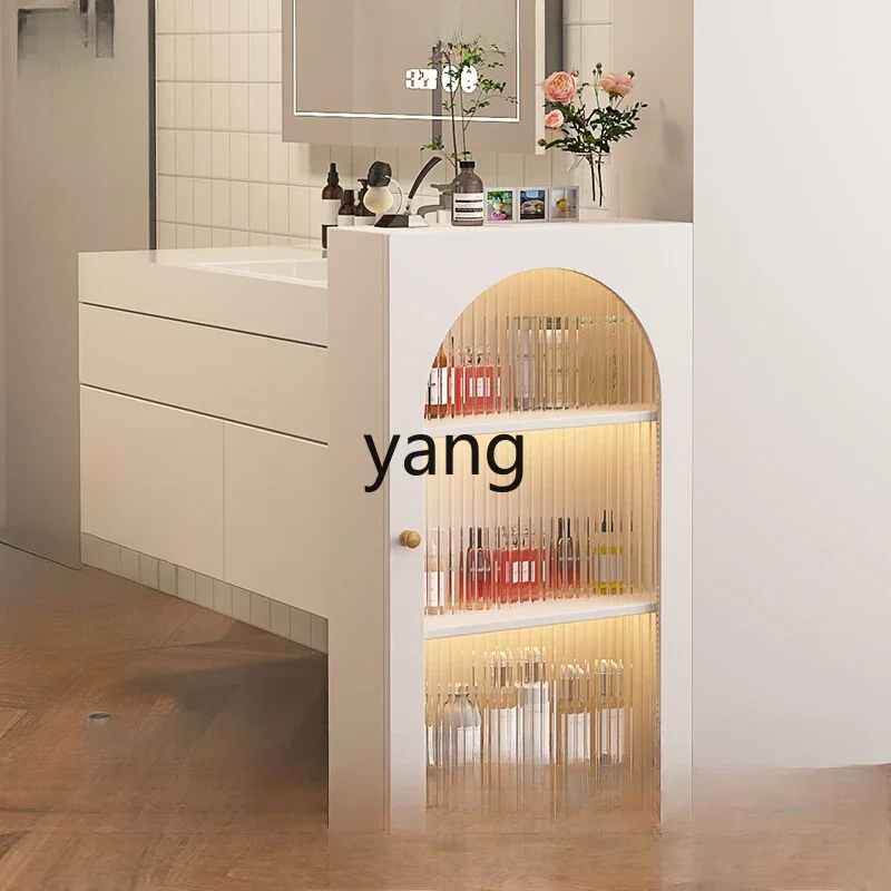 XYY bathroom dry area half wall cabinet partition cabinet dry and wet separation bathroom side cabinet