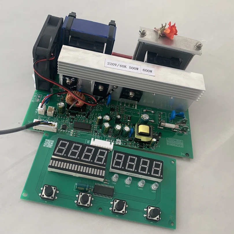 

300W 220V 40khz Ultrasonic Transducer Driver circuit With Display Board For Industrial Car Washer