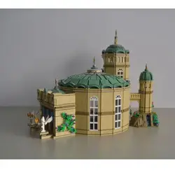 4754pcsMOC-135332 Star Movie Serie Theed Royal Palace Building Block MOC Military Model Assembly Bricks Toy For Kid Gift