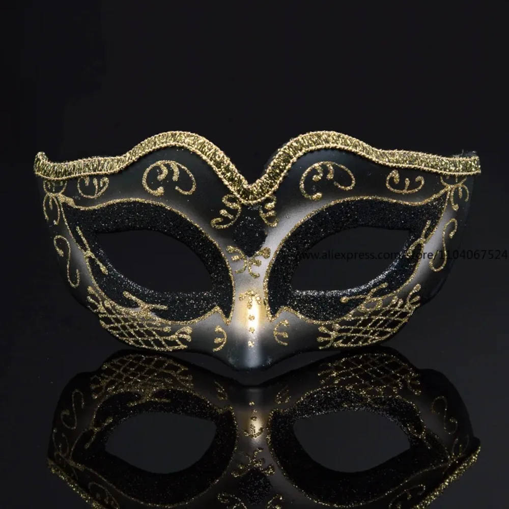 Neue europäische und amerikanische Halloween-Halbgesichtsmasken für Kinderaufführungen, Feiertagsfeiern, Partys und Kleinkindtänze