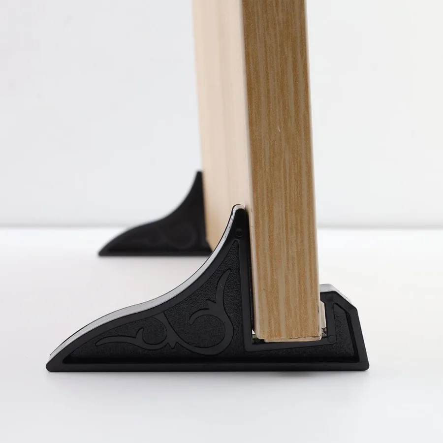 Semetall 2 pacote multution plástico expositor placa titular pequeno quadro de imagem preto