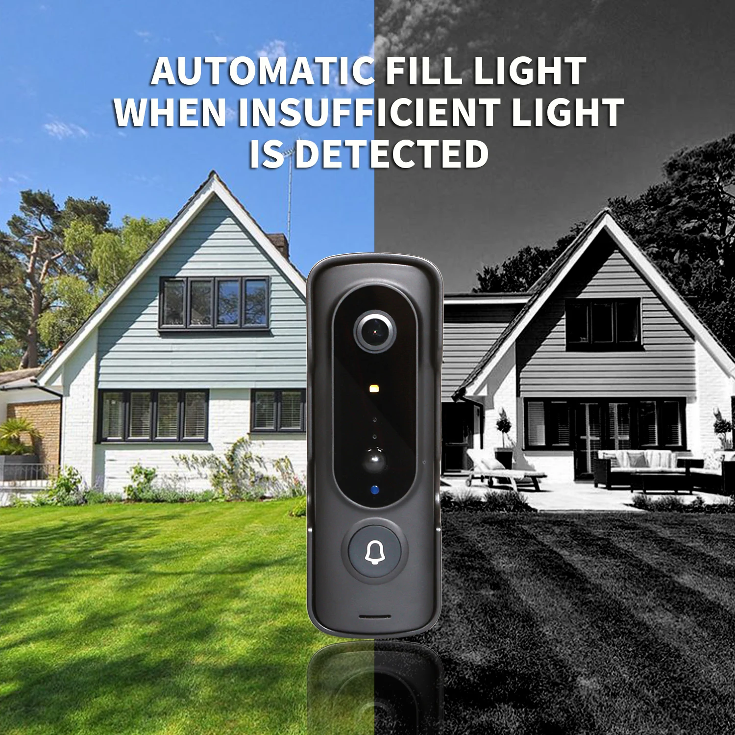 Doorbell Video Intercom Camera Inteligente Wireless By Bell Night Vision 4.3inch Screen for Security Smart Home Apartment