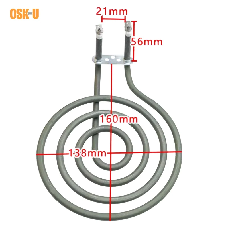Air fryeStove Cooktop Burnerองค์ประกอบความร้อนเตาอบแผ่นความร้อนยุงแห้งBurning COILไฟฟ้าหลอดความร้อน 220V
