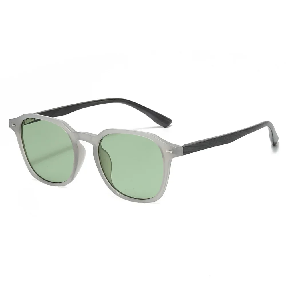 

Lightweight Wood Grain Retro Sunglasses Trendy Stylish UV400 Shades for Men & Women Simple Design for Summer