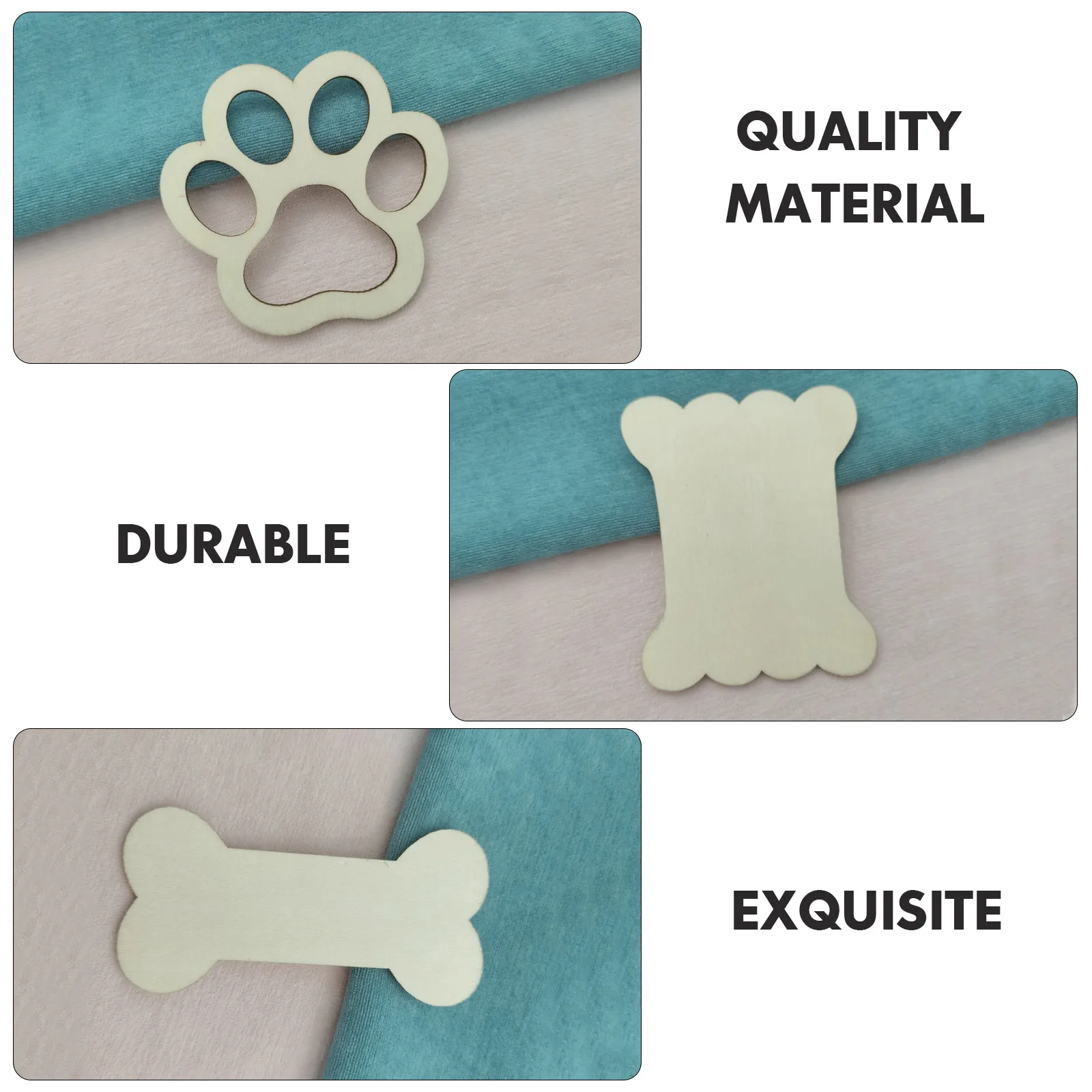 

30Pcs Wooden Thread Boards Unfinished DIY Thread Winding Plates Embroidery Sewing Organizer DIY Winding Plate Bobbin Board