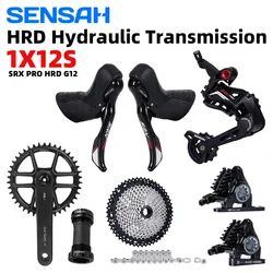 SENSAH HRD Hydraulic Shifter 1x12 SRX PRO G12 Gravel Transmission Groupset with Derailleur Crankset Cassette for Gravel Bicycle