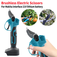 Brushless Electric Pruning Shears Cordless Electric Garden Scissors Fruit Tree Bonsai Pruner Garden Tool for Makita 21V Battery