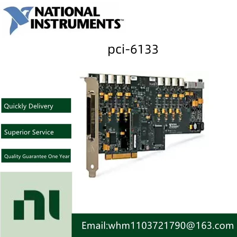 

Новый NI PCI-6133 14-битный, 2,5 MS/s/канал, одночасовой многофункциональный DAQ.