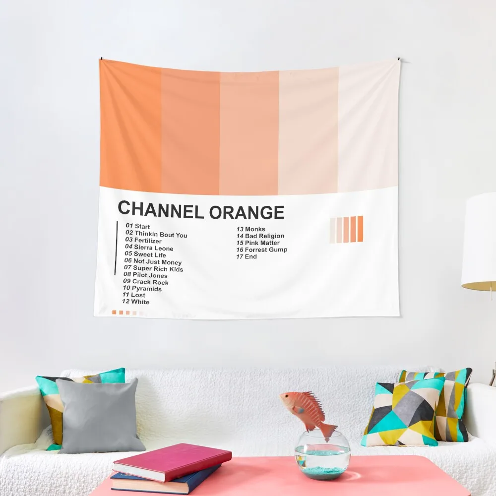 

Ocean Channel Orange Tapestry Wall Coverings Wall Hanging Tapestry