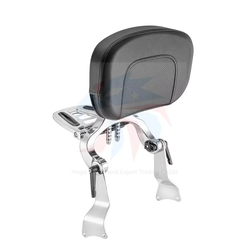 

2025 New Style Motorcycle Adjustable Multi-Purpose Sissy Bar Backrest For Harley Touring Road King Street Glide 09-13
