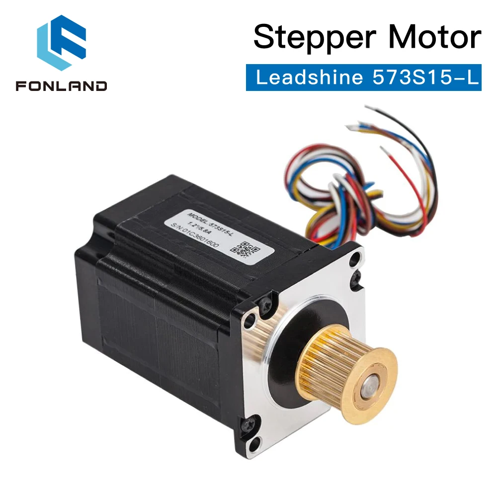 Imagem -03 - Fonland Leadshine Motor Deslizante de Fases 573s09-l 573s15-l para o Eixo mm do Comprimento 76 mm de Nema23 5.8a