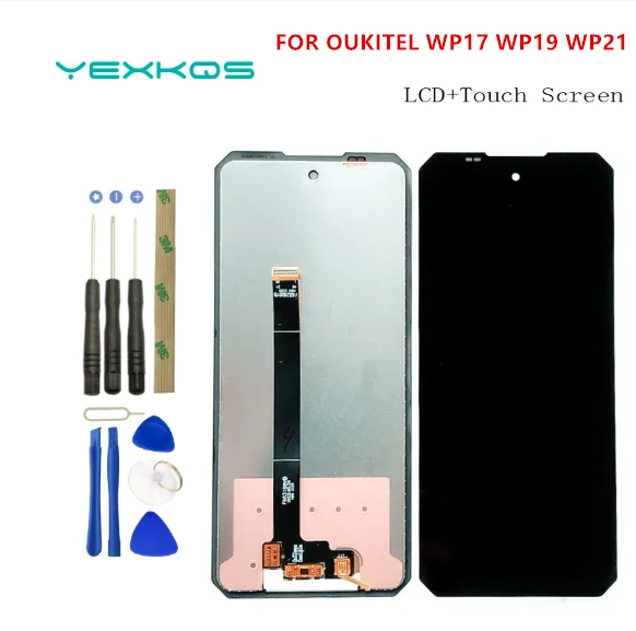 New Original For OUKITEL WP17  WP19 wp19pro wp21 WP21Ultra LCD Display Touch Screen Digitizer Assembly For OUKITEL wp27 Phone