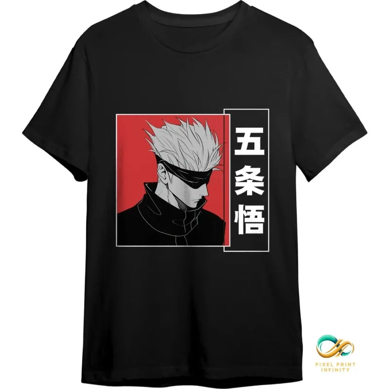 

Jujutsu Kaisen Short-sleeved T-shirt Men's Summer Fushiguro Megumi Gojo Satoru Tiger Stick Hisahi Surrounding Clothes T-shirt