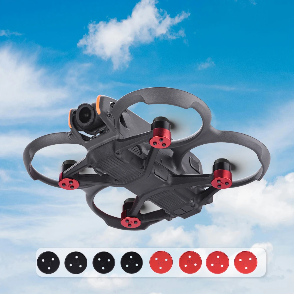 

For DJI Avata 2 Motor Protective Cover Aluminum Alloy Motor Cover Drone Dust Shield Accessories