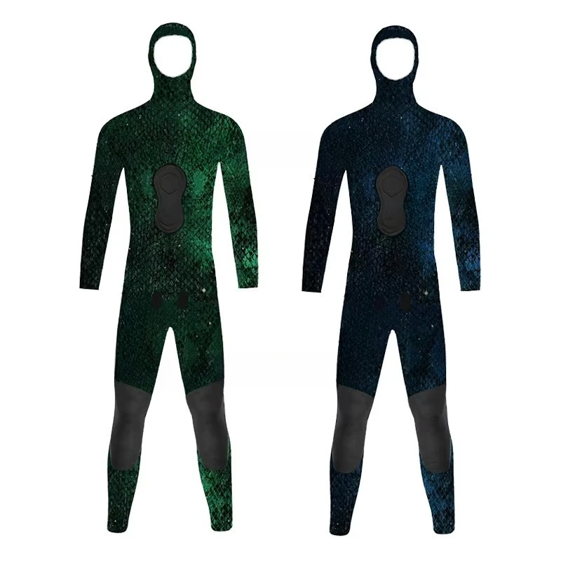 

Logo camouflage two-piece set 3mm 5mm waterproof diving harpoon adult swimsuit