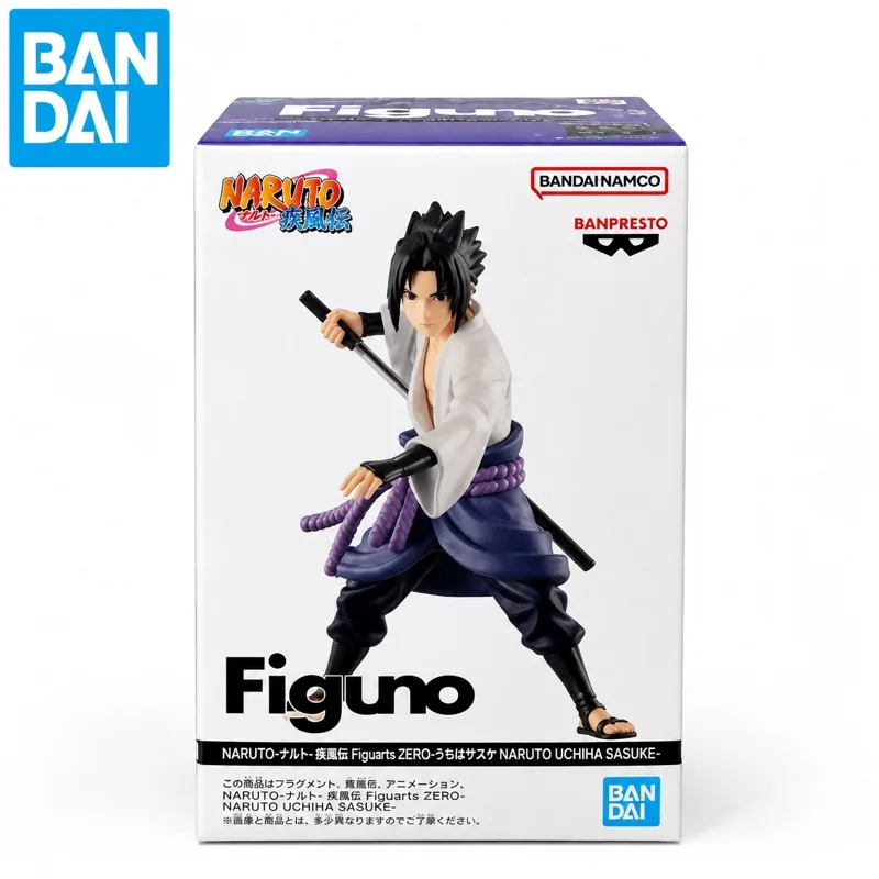 In Stock Bandai Original Banpresto Naruto Uchiha Sasuke Action Figure Model Doll Brand New Boxed Anime Characters Toys Model