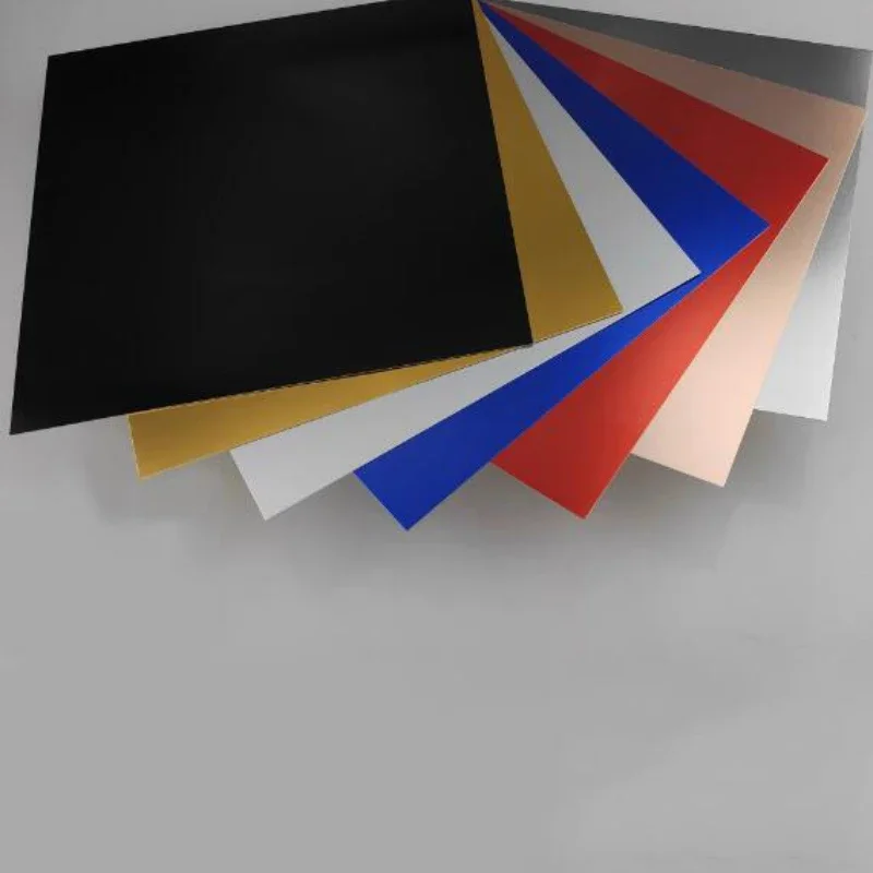Imagem -05 - Placas de Alumínio Anodizado Gravado a Laser Material de Marcação Folhas de Alumínio 50 52 Liga al em Branco Grosso 05 mm 08 mm 10 mm 15 mm 20 mm Cores