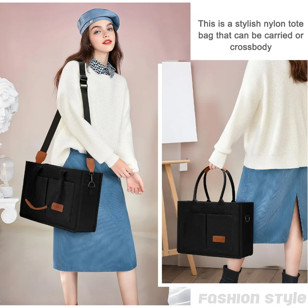 Tote Shoulder Bag for Women with Pockets Compartments 2