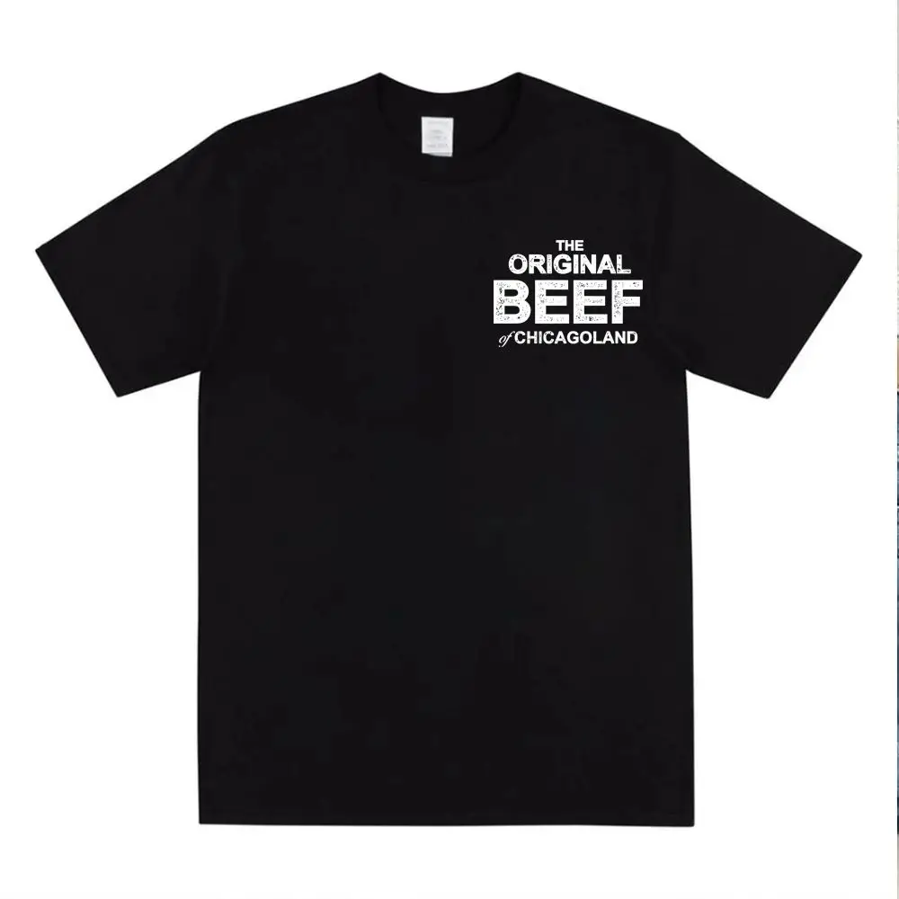 The Original Beef of Chicagoland T-Shirt TV Show The Bear Shirt Richie Carmy Beef Sandwich Shop Pocket Graphic Tee Trendy Tops