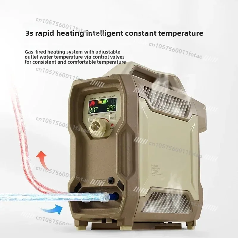 Heating Shower Outdoor Camping Water Heater Portable Electric Shower Miracle Baby Sponge view 2