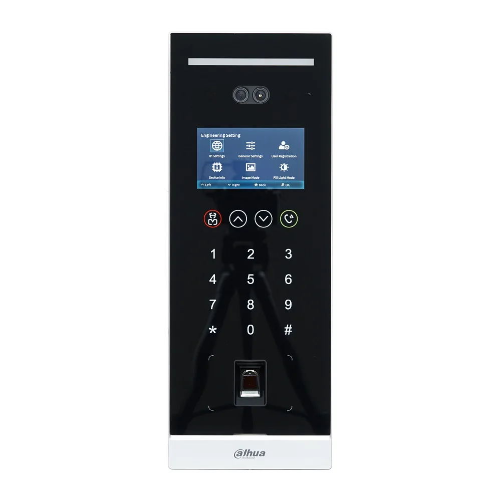 Dahua Multi-language Apartment IP Video Intercom VTO6541H Digital Face Recognition Outdoor Station,door phone,SIP Doorbell