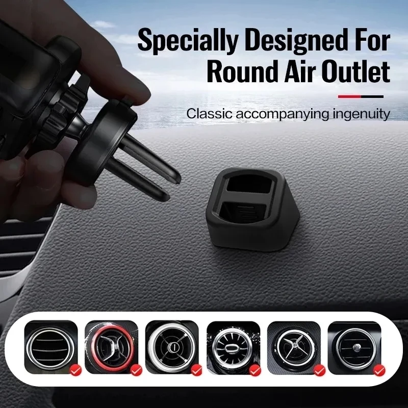 Universal Gravity Auto Phone Holder Car Air Vent Clip Mount Mobile Phone Holder CellPhone Stand Support For iPhone For Samsung