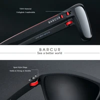 BARCUR Men Polarized Sunclasses TR90 Light Weight Fishing Travel Sun Glasses Women Outdoor Eyewear Accessory Oculos 4