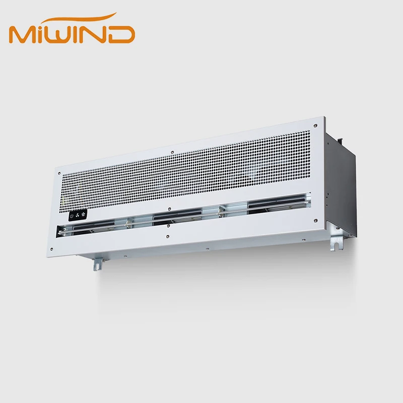 Indoor Ceiling Air Curtain Cross Flow Fan Motor Energy Saving Remote LCD Touch Screen Control 2-speed Door Wind Barrier Pro