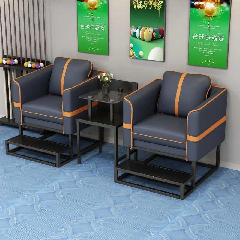Billiards sofa viewing chair Billiards hall resting waiting area Sofa Billiard room Club dedicated leisure chair table