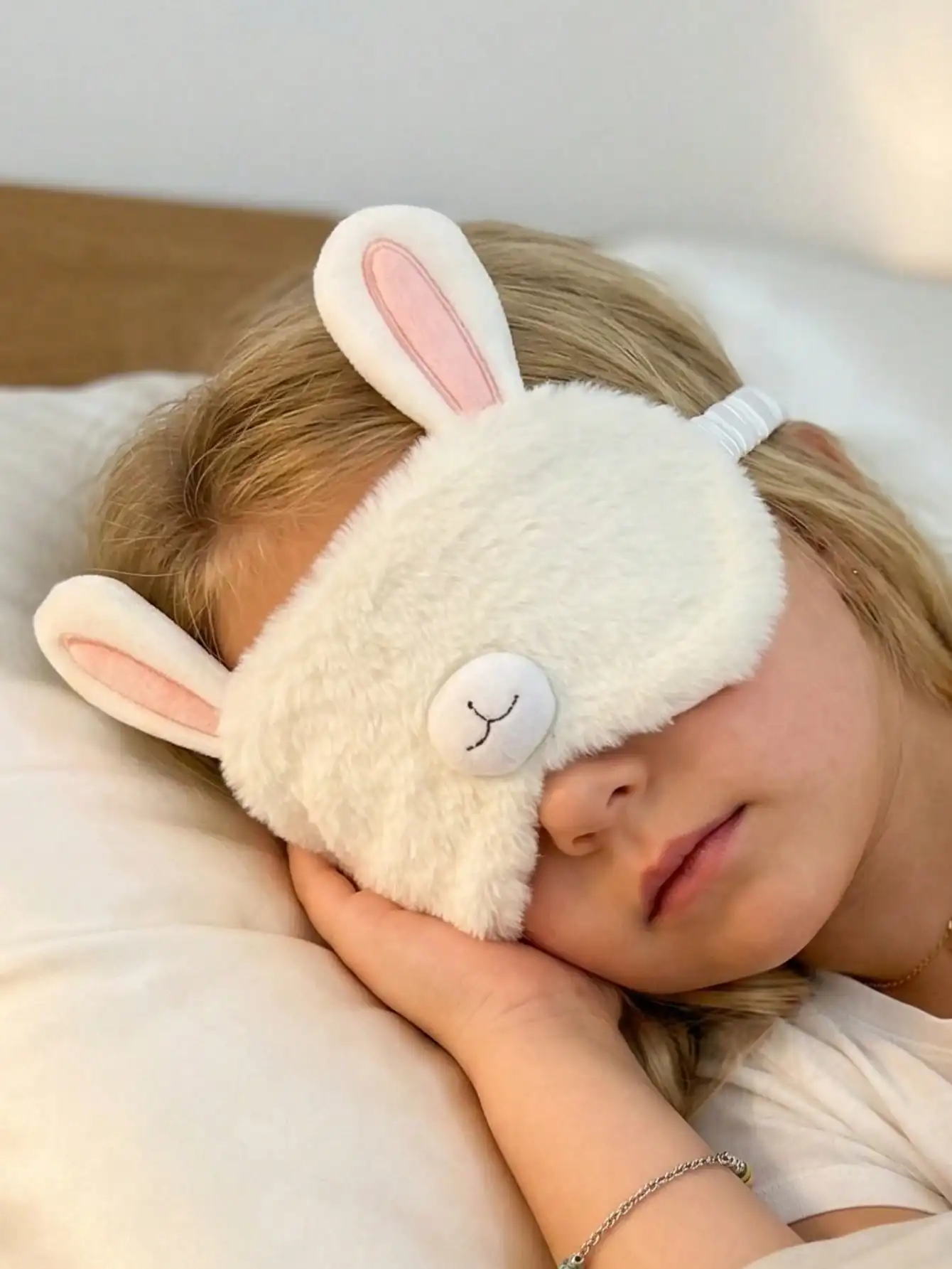 1pc Solid Black Sleep Eye Mask, Light Blocking Eye Cover for 14-16Y Teens, Multifunctional Eye Protection for Nap - view 3
