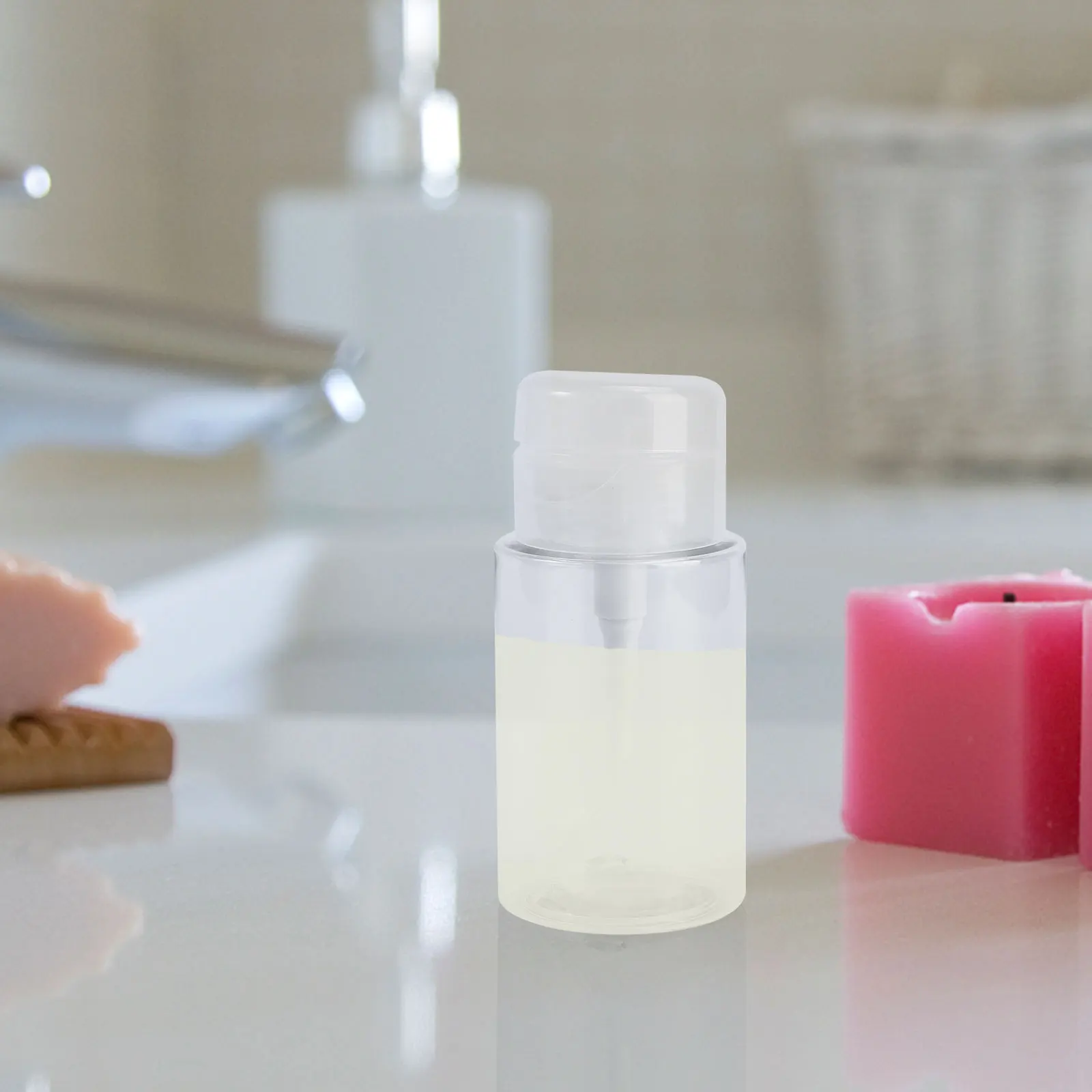 

3 Pcs Makeup Remover Bottle Airless Pump Bottles Travel Toiletry Makep Dispensing for