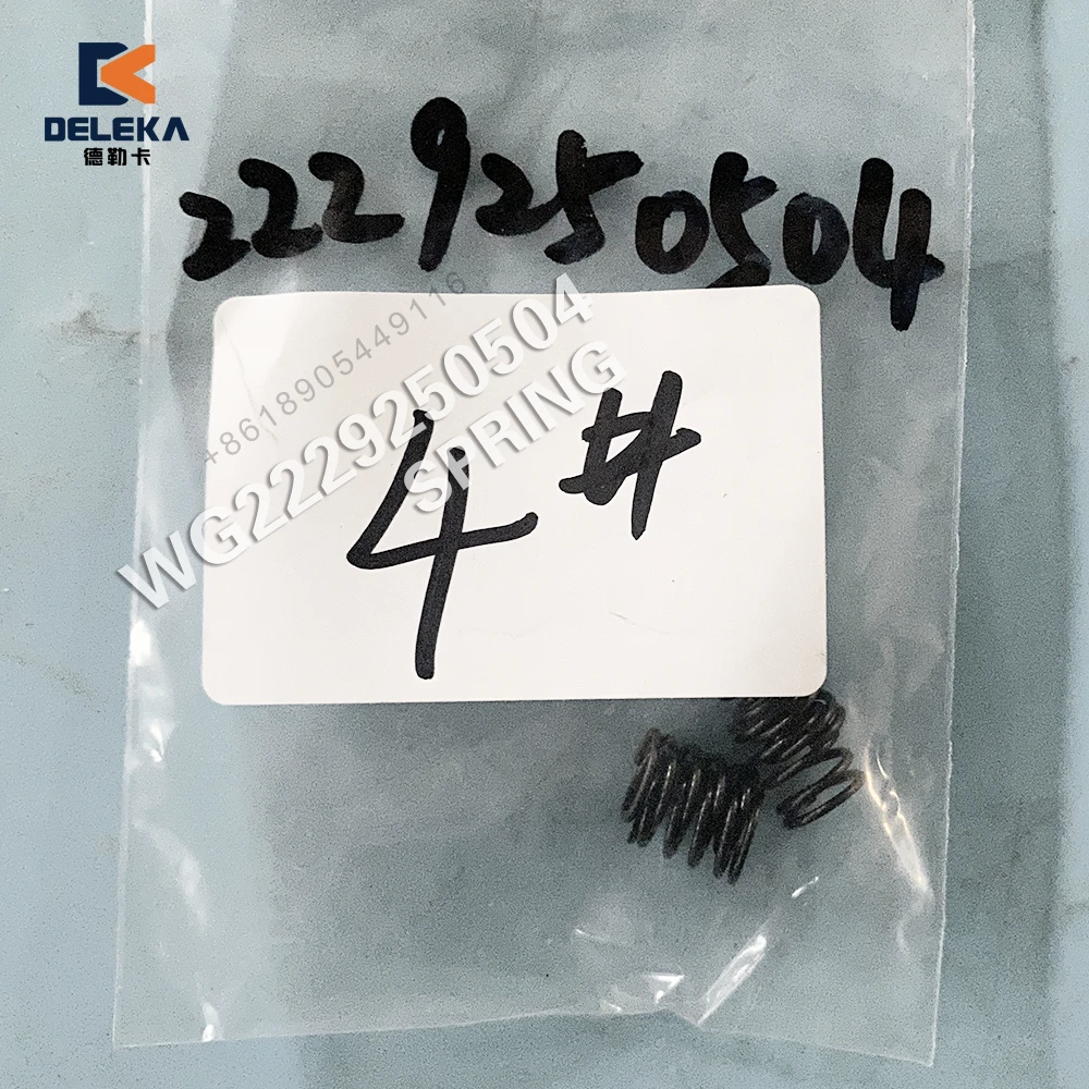 WG2229250504 Spring-Pneumatic Pipeline Valve Component for Sinotruk Howo Truck Parts