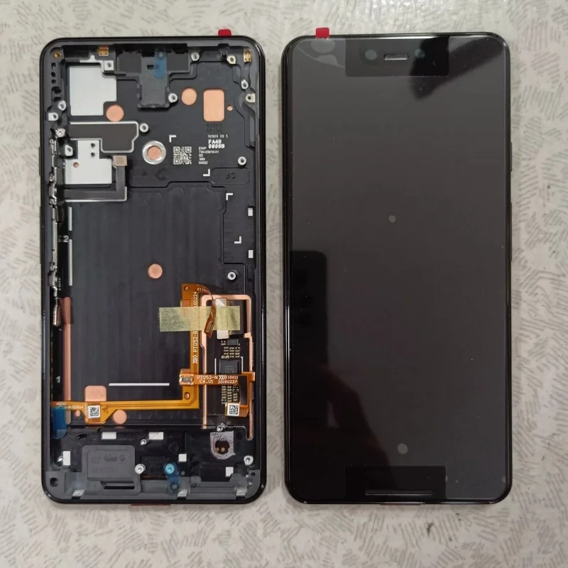 Original OLED For Google Pixel 3 XL Original Screen LCD Display Touch Screen Digitizer With Frame