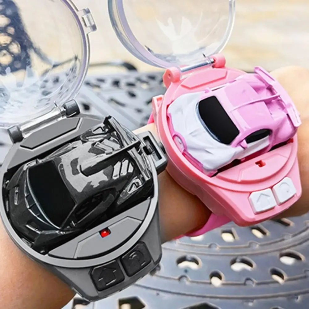 Wearable 2.4G Car Model RC Racing  Kid Boy Gift Car Watch  Remote Control Car
