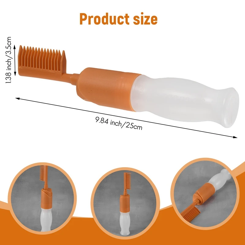 핫! 헤어 염색 빗, 헤어 염색 브러쉬, 병 포함, DIY 빗질 살롱 염색 베이킹 오일 브러쉬, 헤어 염색 도구