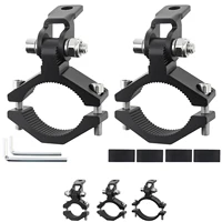 Abrazadera de montaje para foco de motocicleta, soporte de tubo de barra de luz LED de aleación de aluminio para motocicleta, Scooter, Dirt Pit Bike, SUV, 2 uds.
