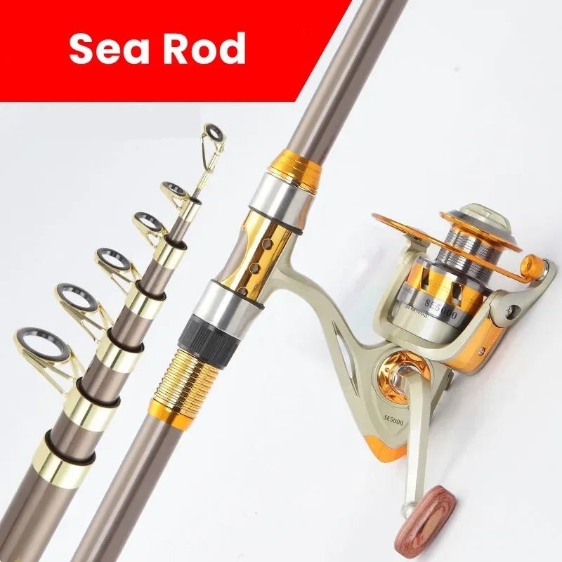 Wholesale Sea Rod Fishing Rod Set for Combination Sea Fishing Full Set Sea Rod Suit