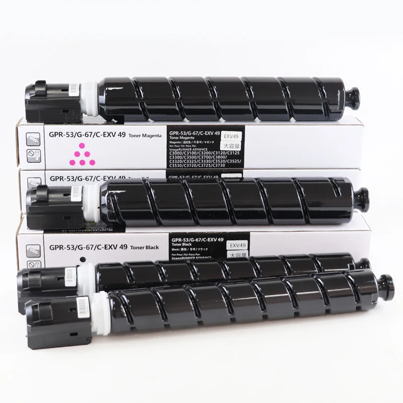 1PCS C-EXV49 GPR-53 GPR53 NPG67 Toner Cartridge Compatible For Canon IR C3020 C3120L C3125 C3222L C3226 C3025 C3130L C3350 C3835