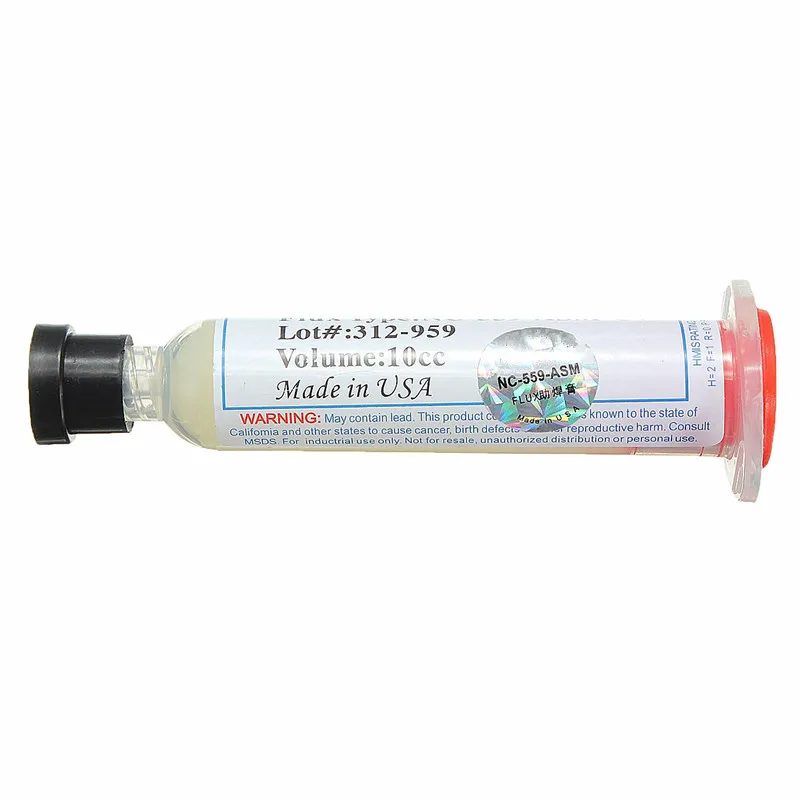Pasta de soldadura sin limpieza, flujo de aceite, 10cc, NC-559-ASM-UV, BGA, PCB, flujo de aceite, herramienta de reparación de soldadura, 1 unidad